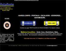 Tablet Screenshot of afm-industrie.com